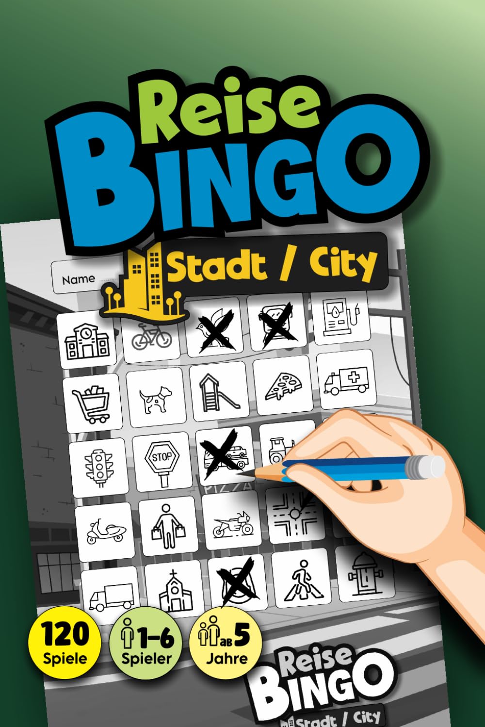 ReiseBingo Stadt und City Buchcover für Kinder