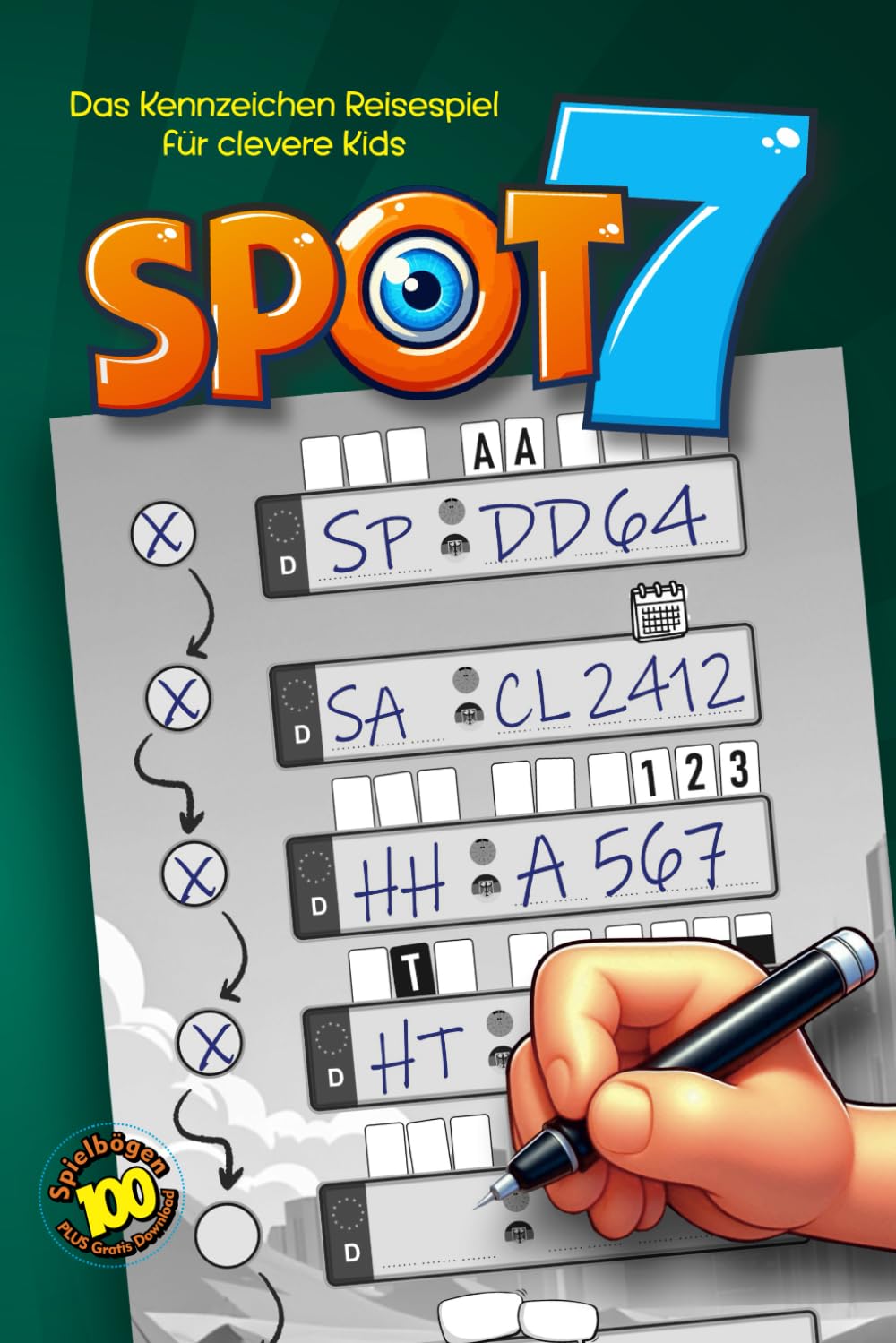 SPOT7 Reisespiel für Kinder Buchcover